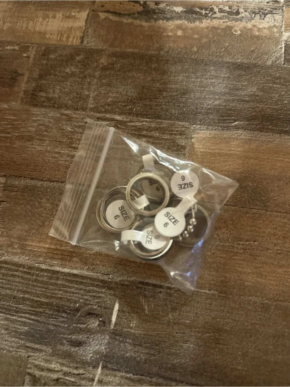 Set of 6 Anxiety Rings (Size 6)